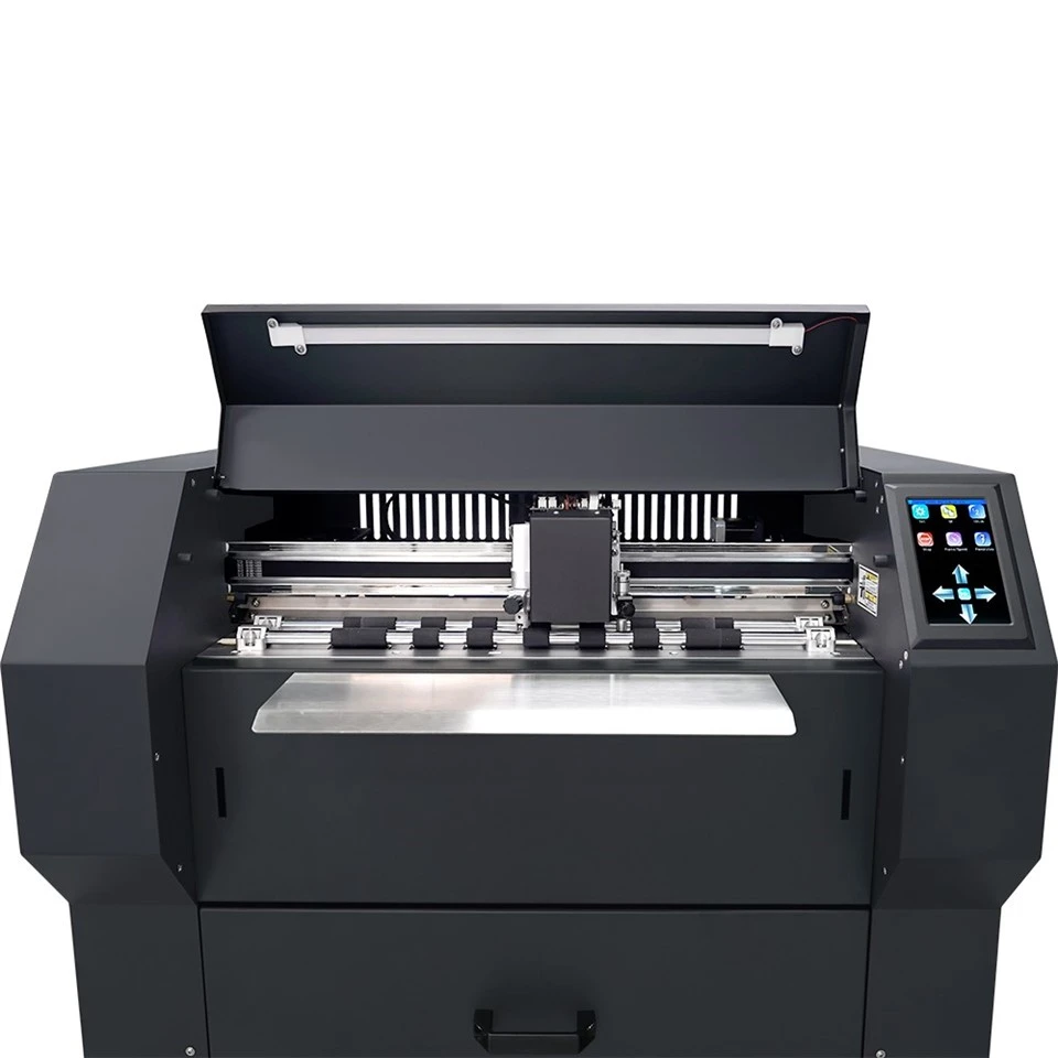 Automatic sheet-fed digital label cutter with dual cutting heads and HD camera positioning system3